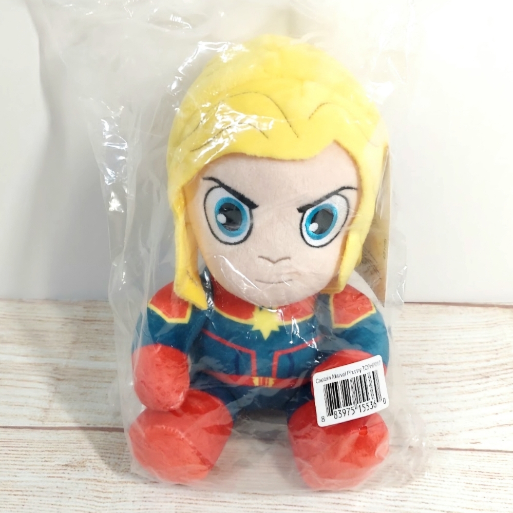 Kidrobot Captain Marvel Phunny Plush With Swing Tag